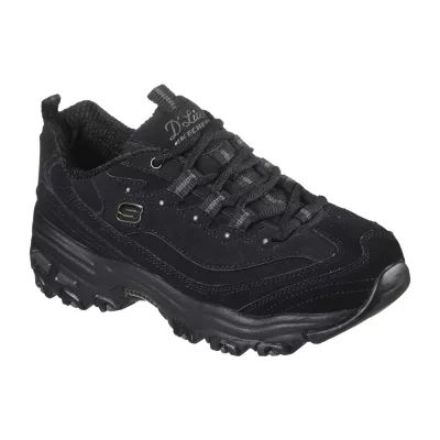 Skechers black outlet suede shoes