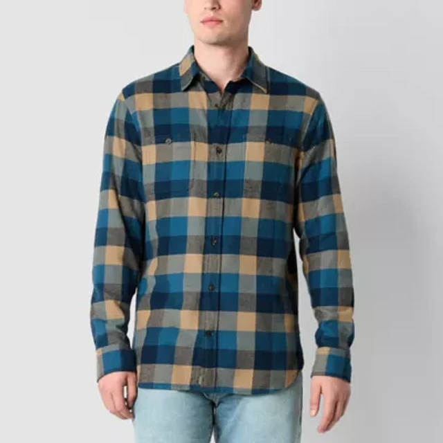 【2024年】高評価レビューアイテム特集 weave Mutual Mens Shirt Flannel Sleeve Long Fit Regular その他