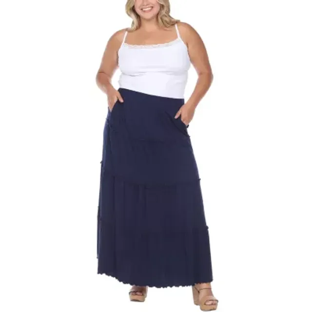 Plus size shop maxi skirt jcpenney