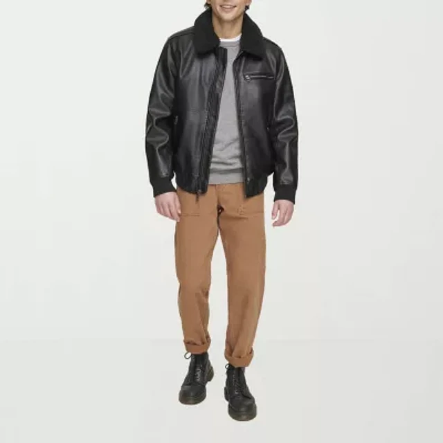 Levi's Mens Faux Leather Lined Water Resistant Midweight
