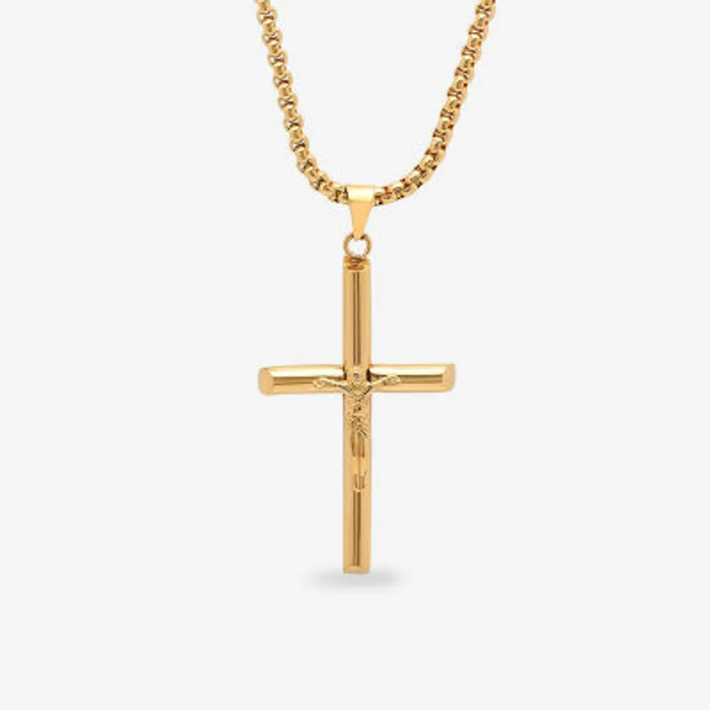 Jcpenney gold store cross necklace