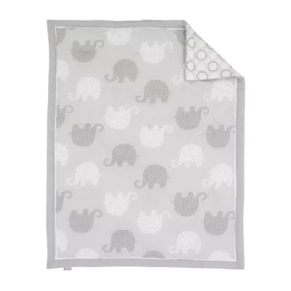 Nojo elephant outlet crib bedding