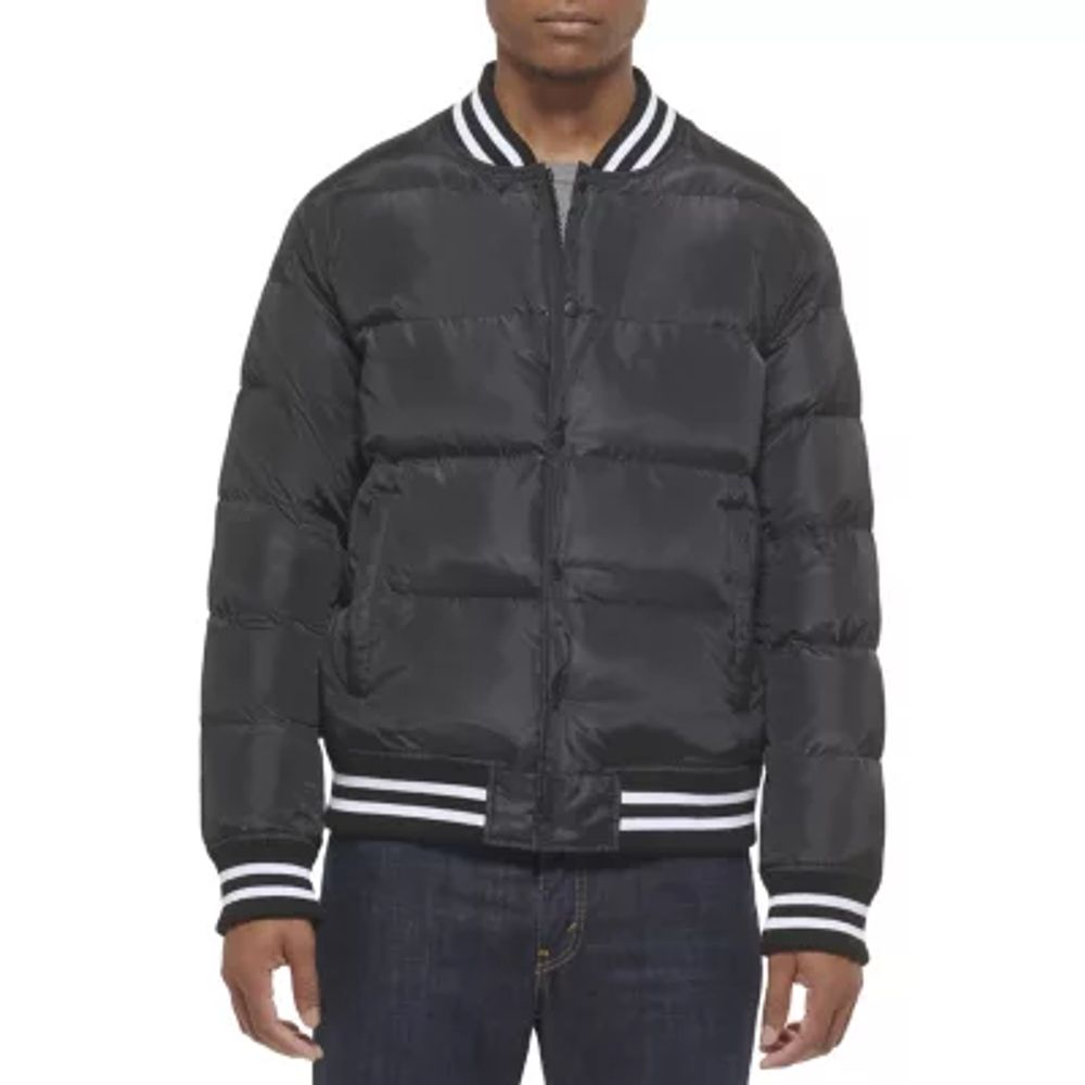 Levi's Mens Quilted Varsity Bomber Jacket Plaza Las Americas