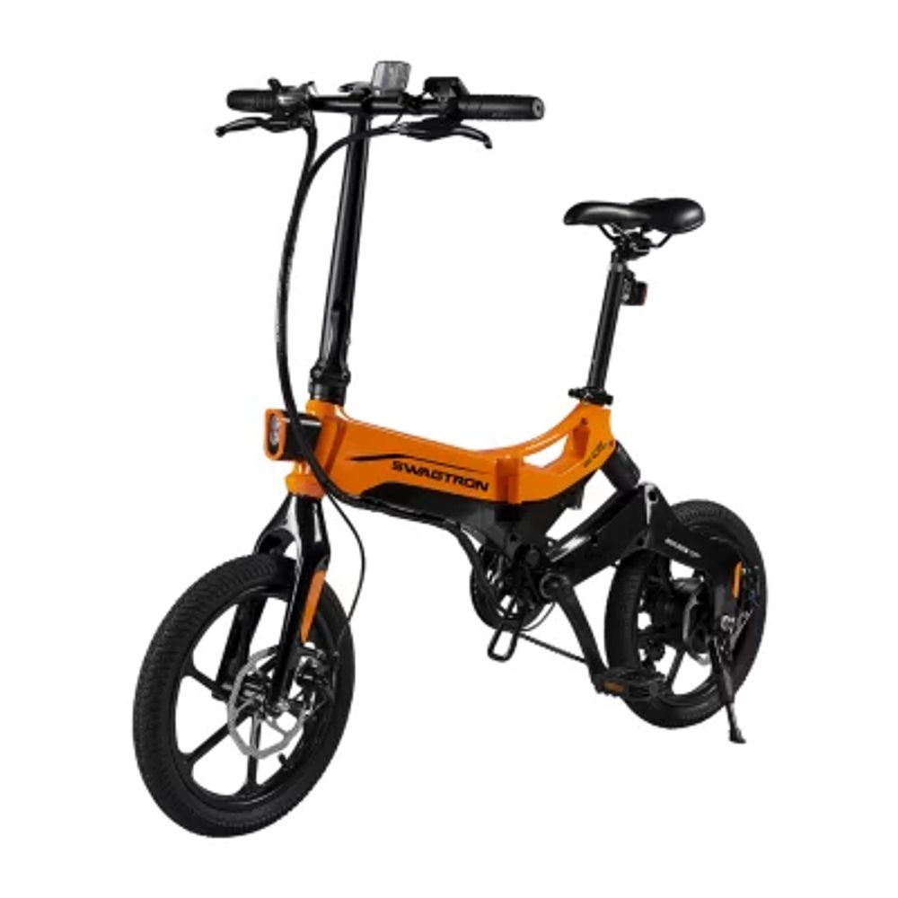 Pedal assist best sale folding bike