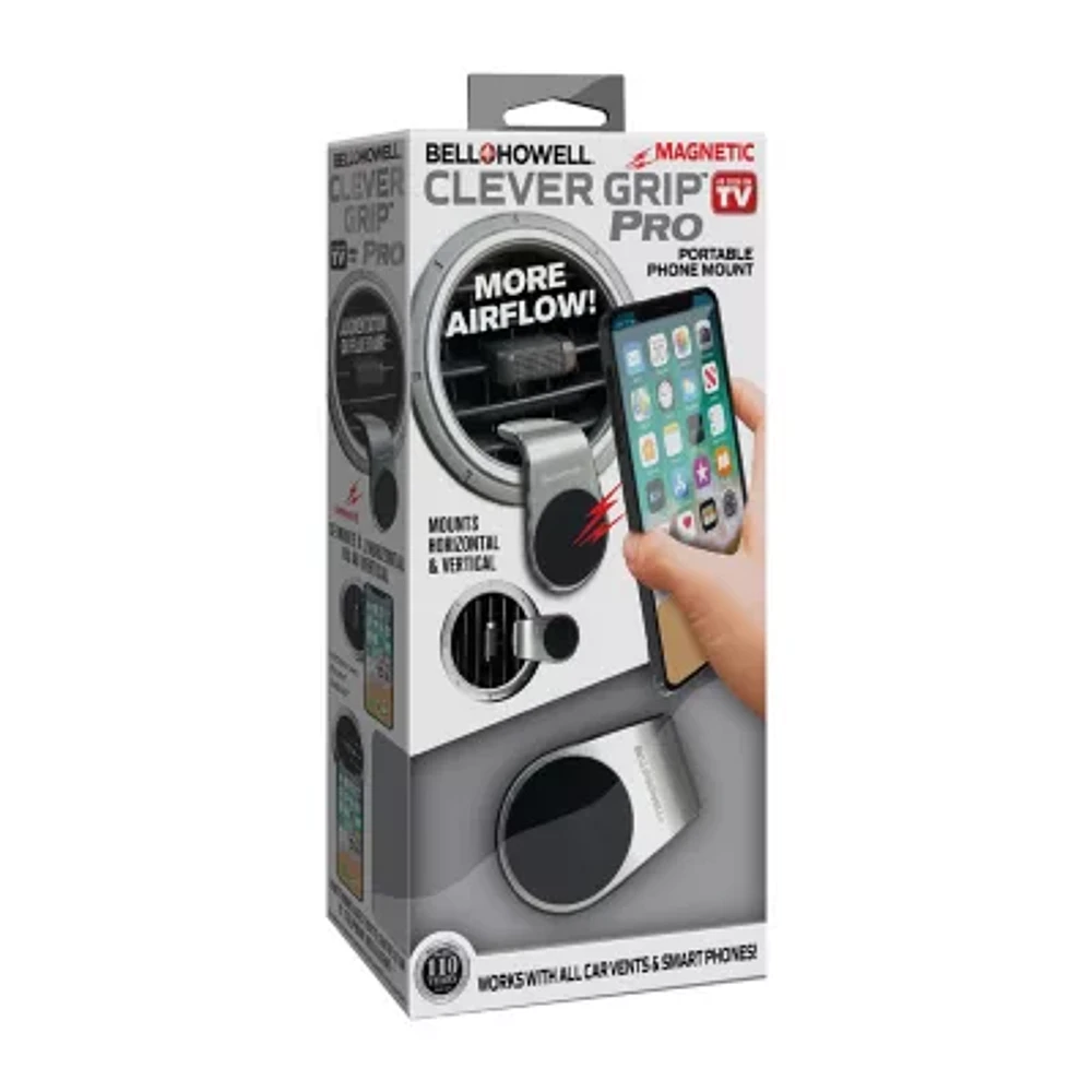 AS SEEN ON TV Bell + Howell Clever Grip Pro Portable Phone Mount