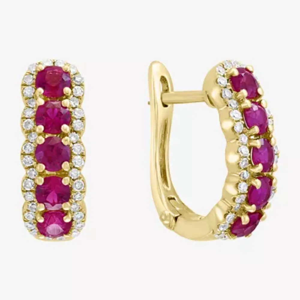 Jcpenney ruby sale earrings