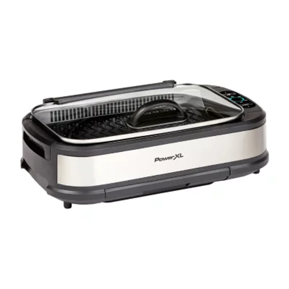 PowerXL Smokeless Indoor Grill With Hinged Glass Lid CoolSprings Galleria