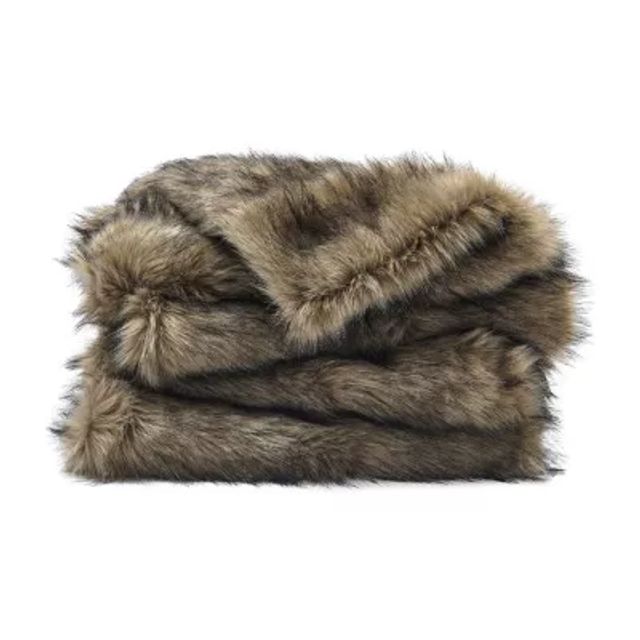 Fieldcrest faux fur pillow hotsell