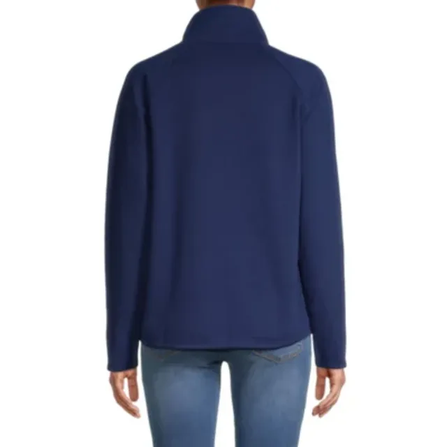 St. John's Bay Plus Womens Mock Neck Long Sleeve Sweatshirt