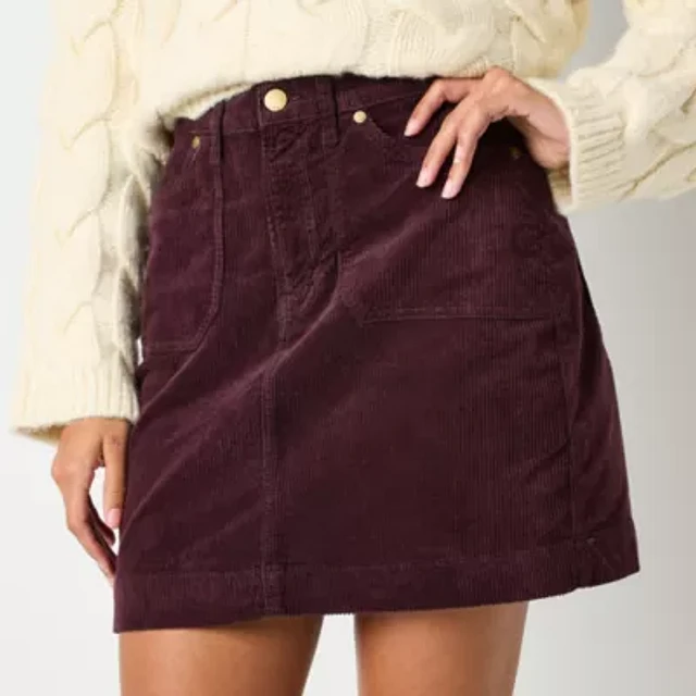 Corduroy skirt jcpenney best sale