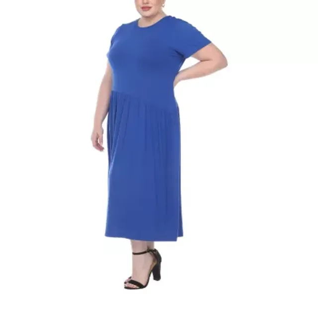 Jcpenney royal blue on sale plus size dress