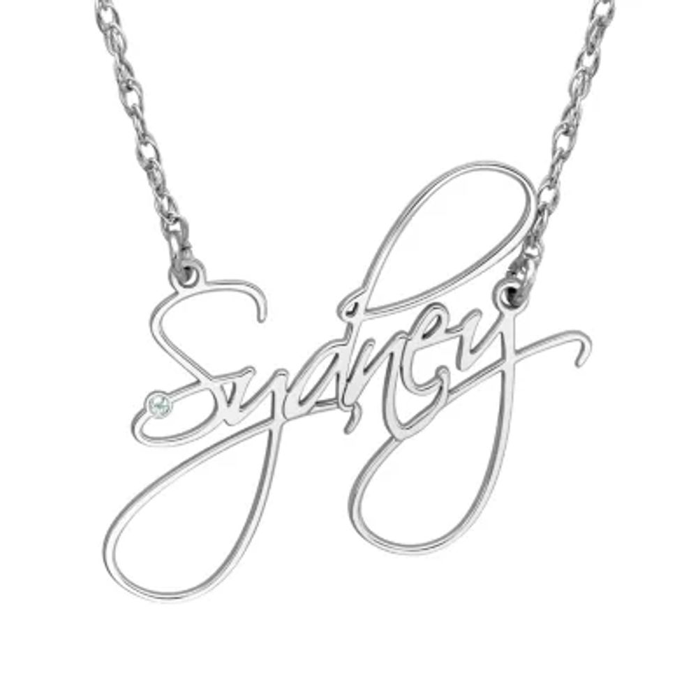 Jcpenney on sale name necklace