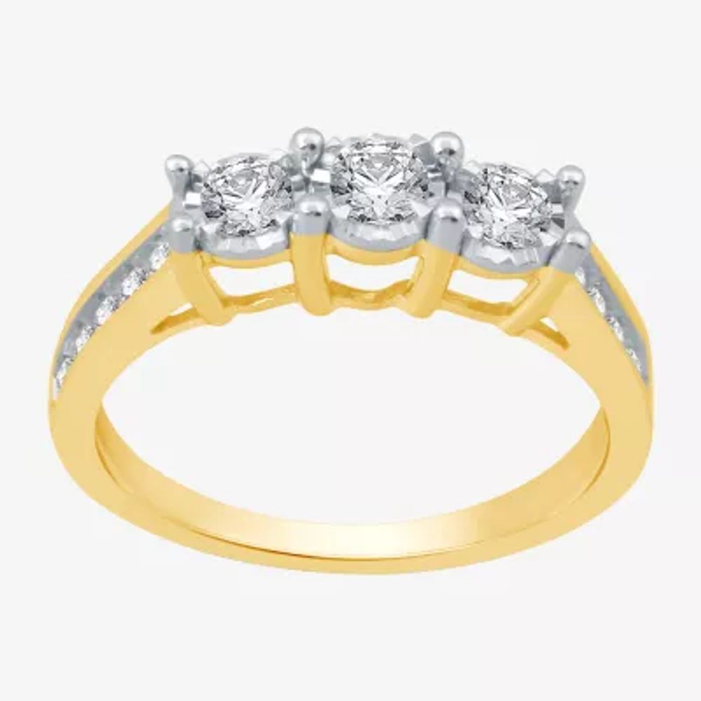 Jcpenney 3 sale stone diamond ring