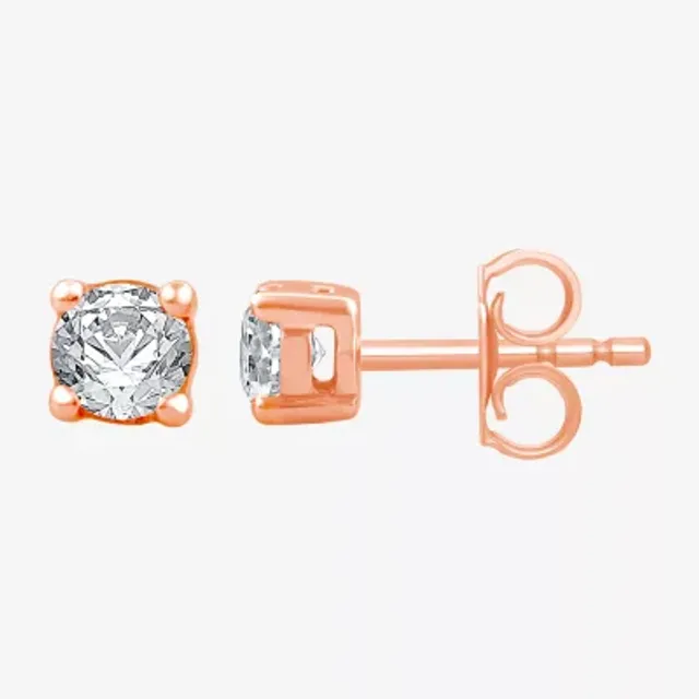 Jcpenney princess cut hot sale diamond earrings