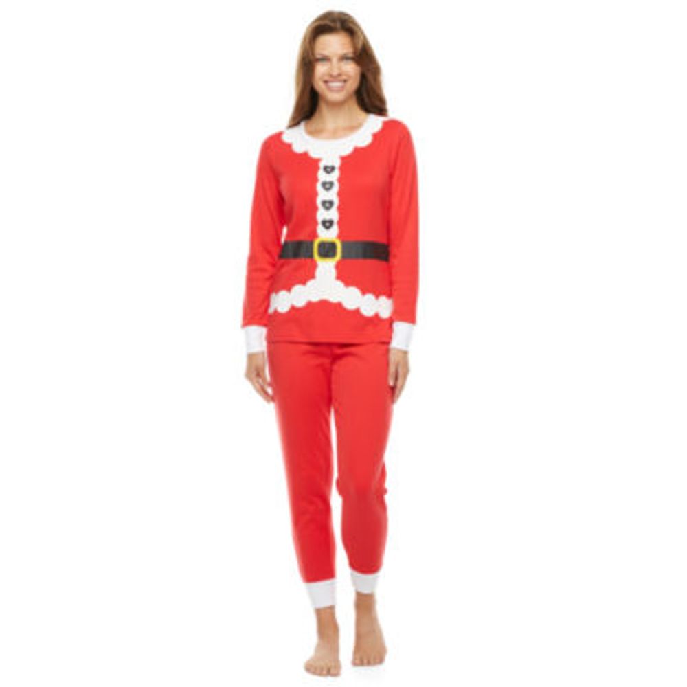 Santa and elf online pajamas