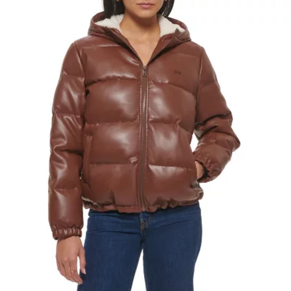 Puffer jackets clearance womens jcpenney