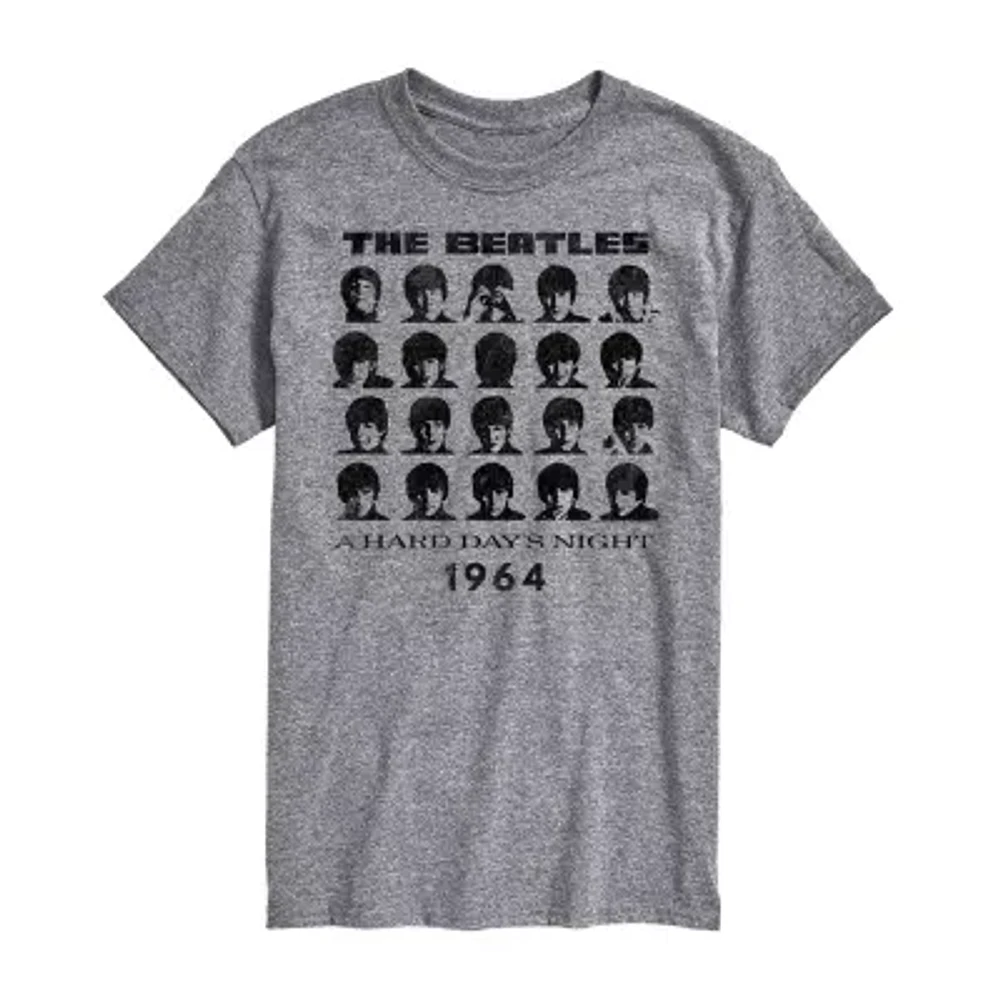 Novelty Mens Short Sleeve The Beatles Graphic T-Shirt at Foxvalley
