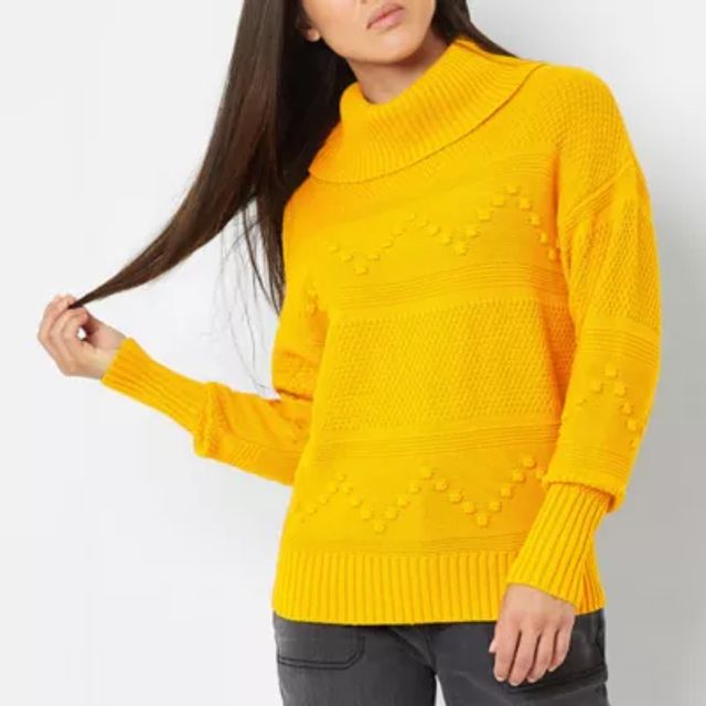 Jcpenney cowl neck on sale sweater