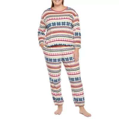 Jcp plus size discount pajamas