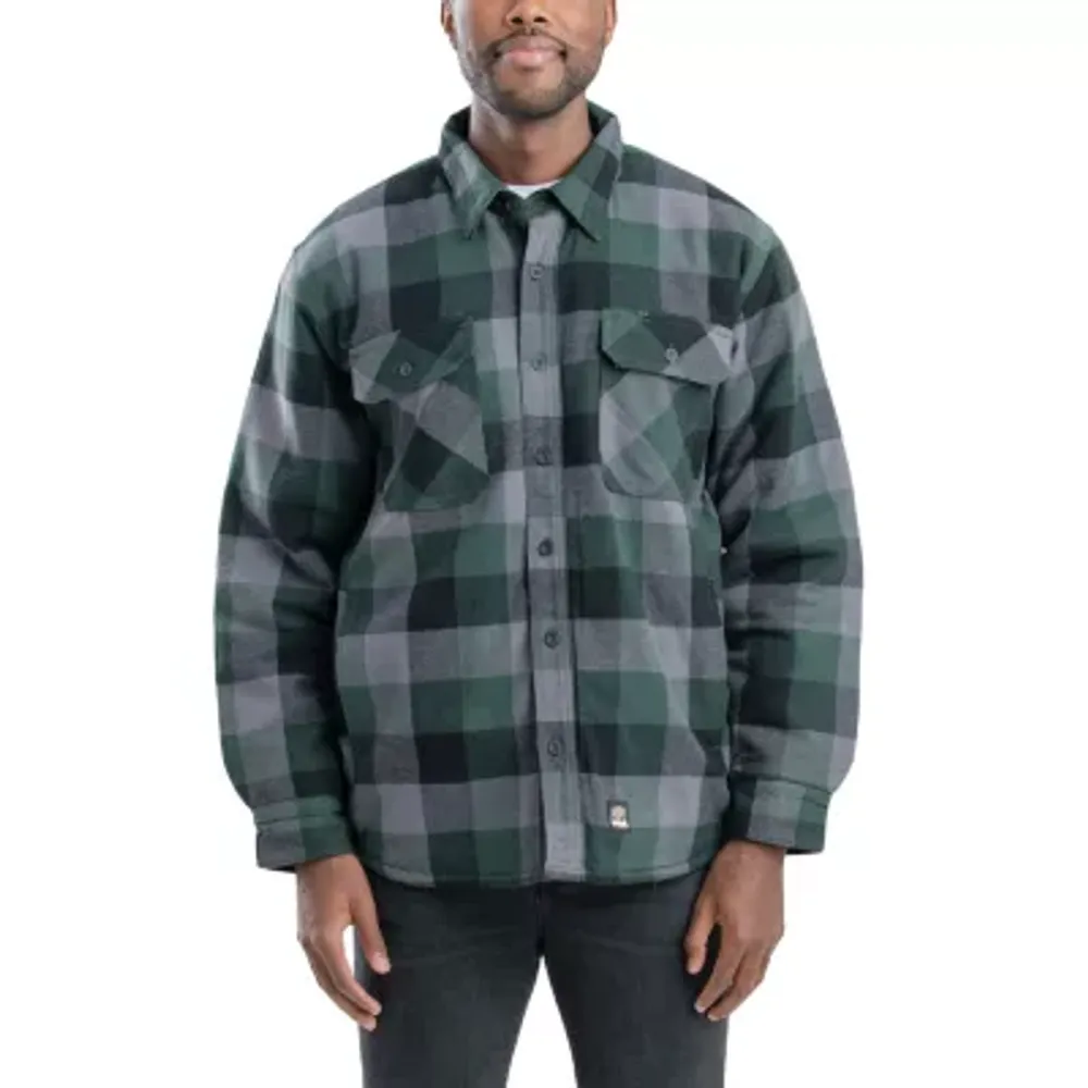 Big and tall deals quilted flannel shirt