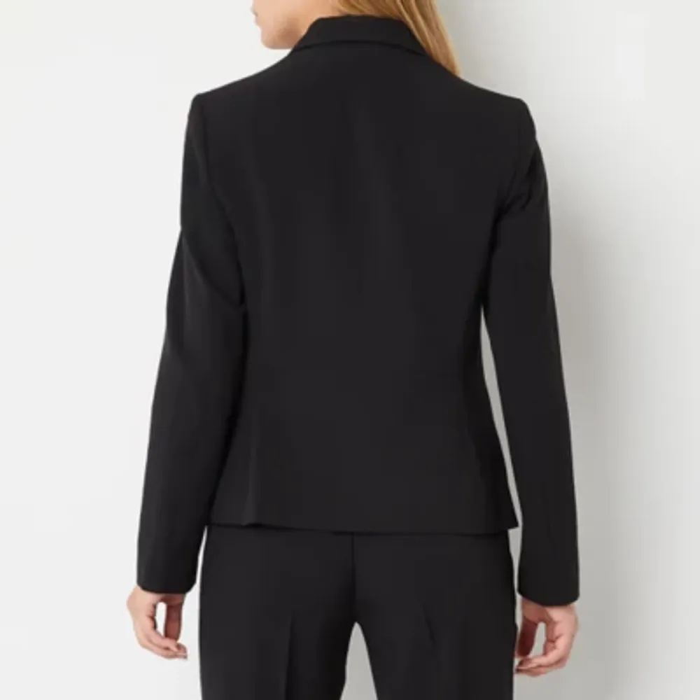 Black Label by Evan-Picone Womens Classic Fit Suit Jacket