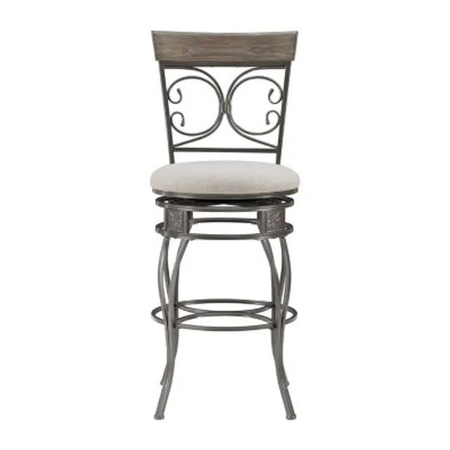 ASSTD NATIONAL BRAND Maymead Big and Tall Swivel Bar Stool