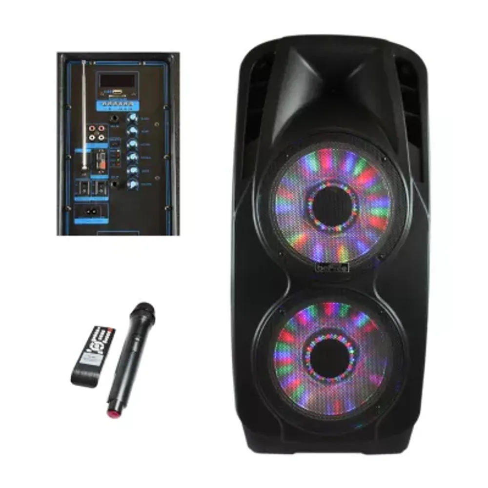 Bluetooth powered hot sale pa speakers