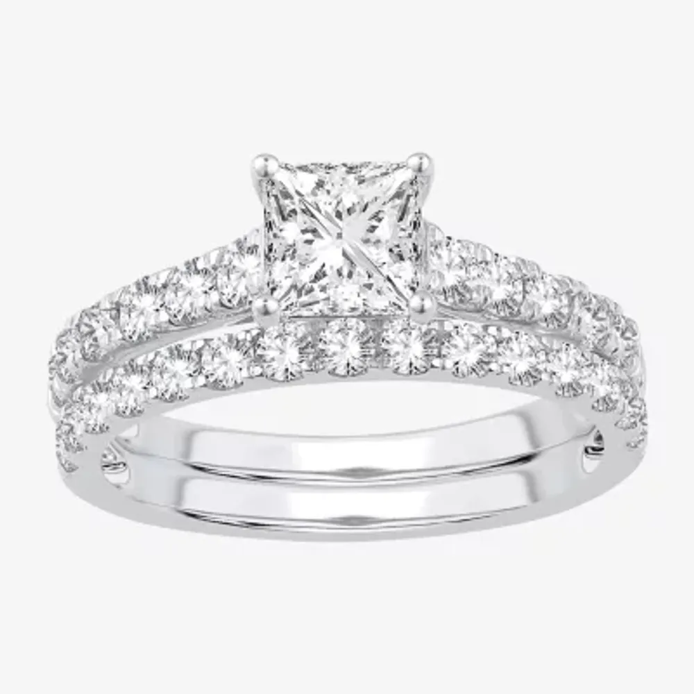 Jcpenney modern hot sale bride rings