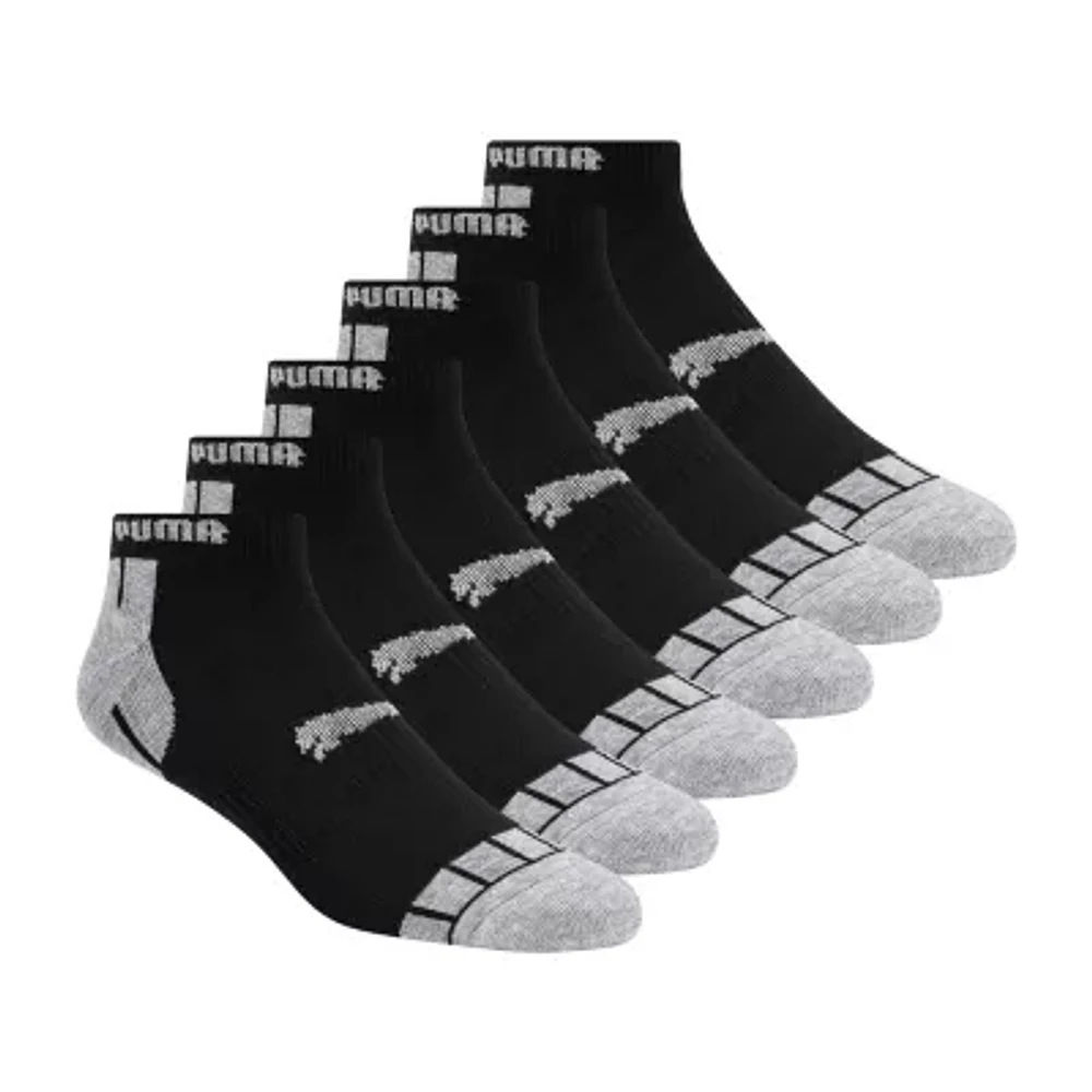 Puma men's 6-pair low cut socks best sale