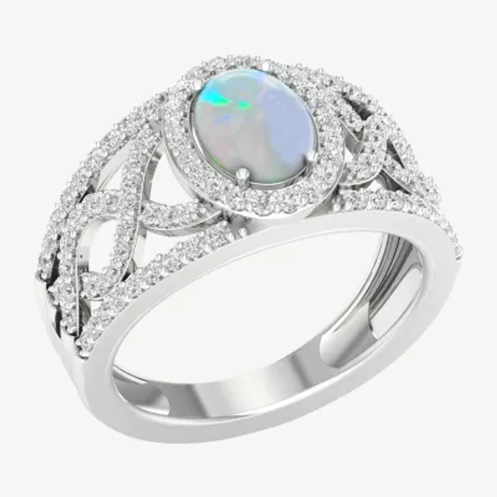 Jcpenney on sale opal rings