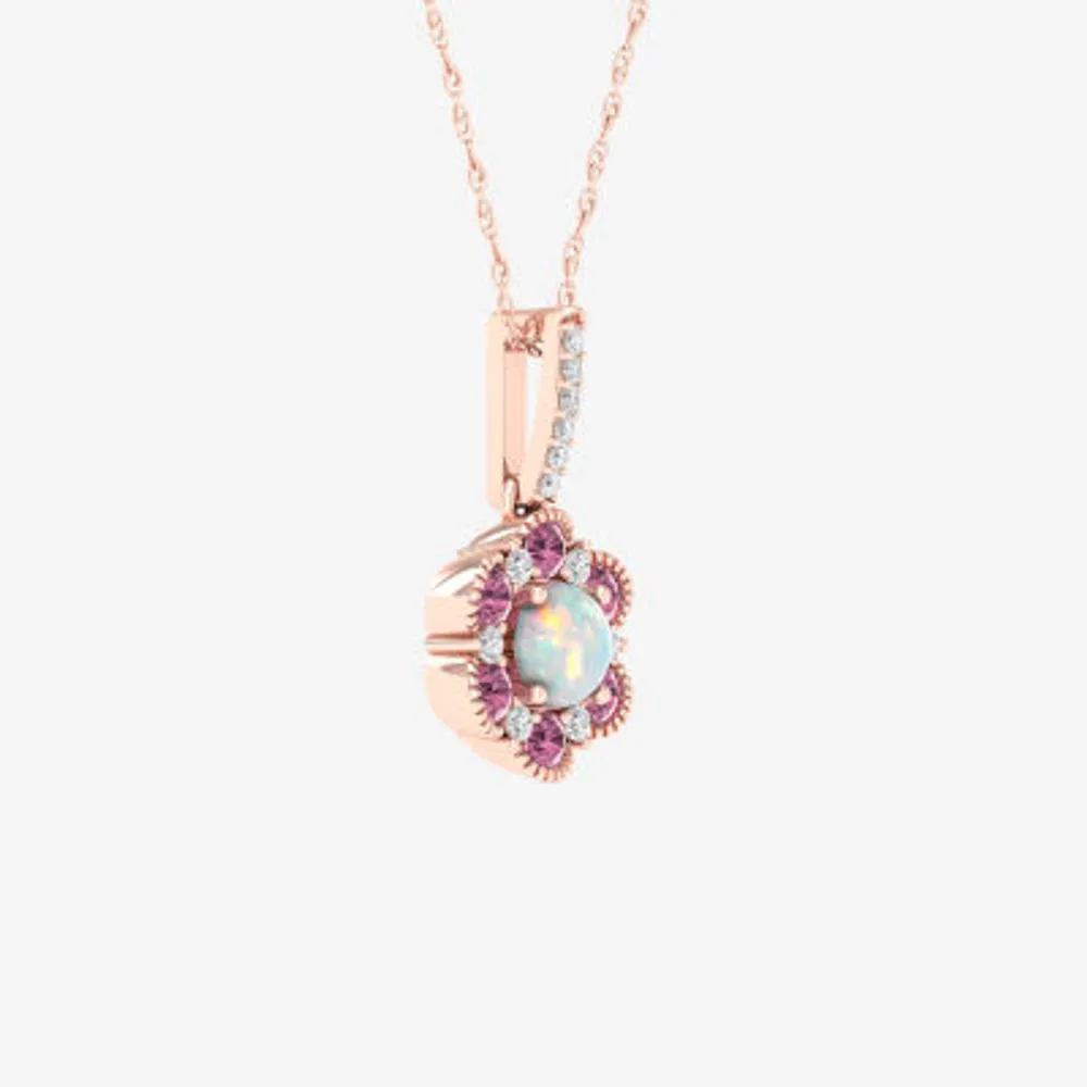 Jcpenney hot sale opal necklace