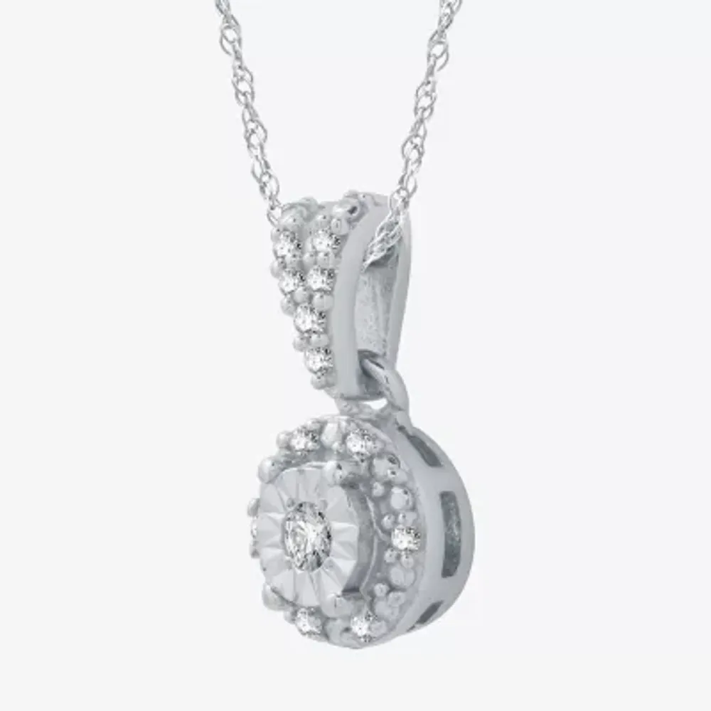 Jcpenney hot sale diamond pendants