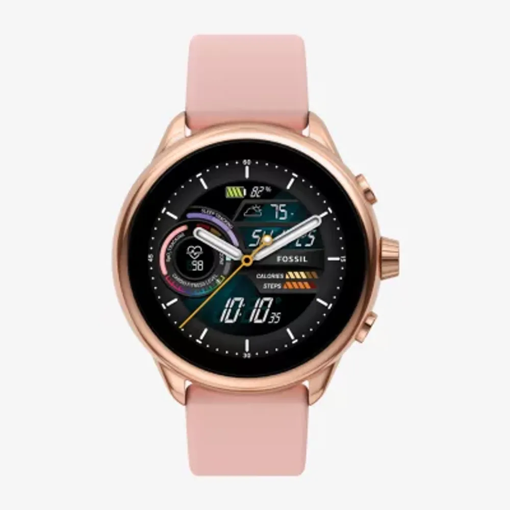 Fossil Smartwatches Gen 6 Wellness Womens Pink Smart Watch