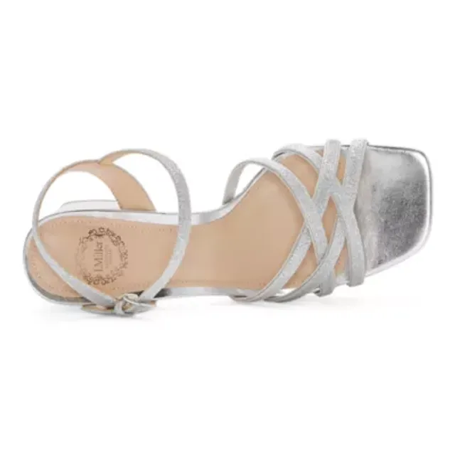 Jcpenney hot sale silver sandals