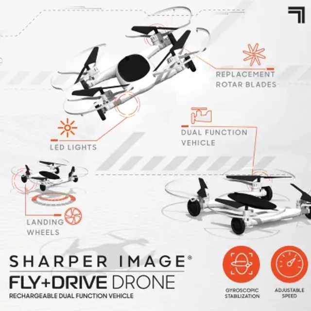 Sharper image deals flying car drone