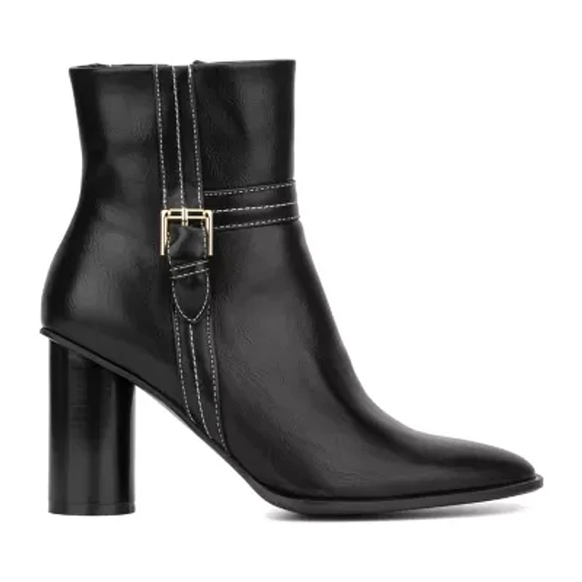 Liz Claiborne Womens Gillis Block Heel Dress Boots | MainPlace Mall