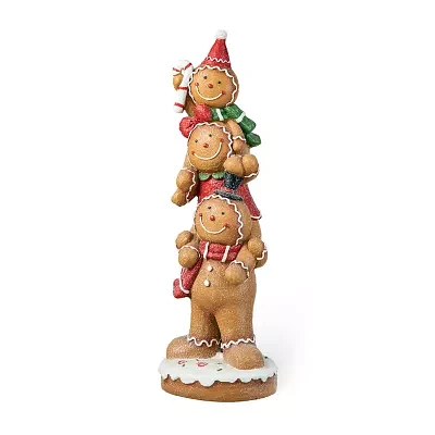Kirklands Cheerful Gingerbread Man Porch Statue at Hamilton Place