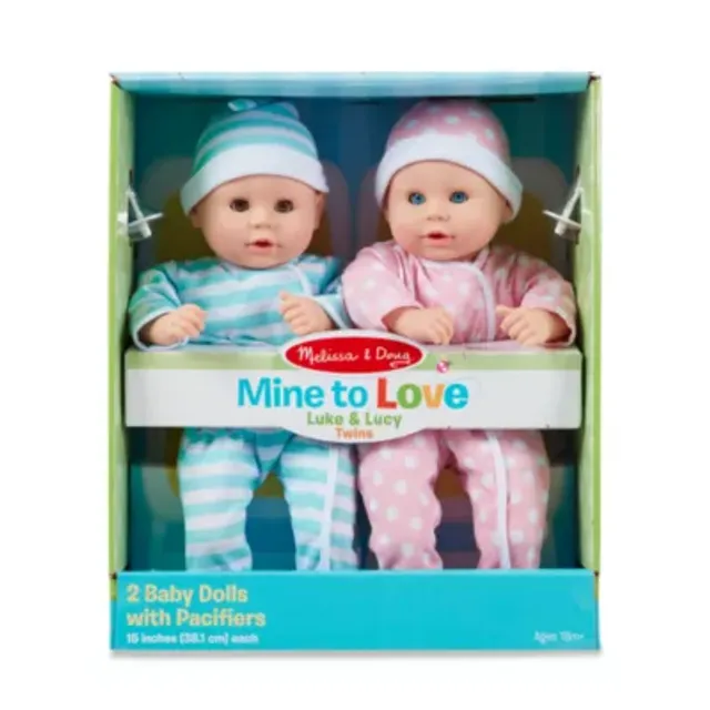 Melissa and doug twins luke best sale and lucy