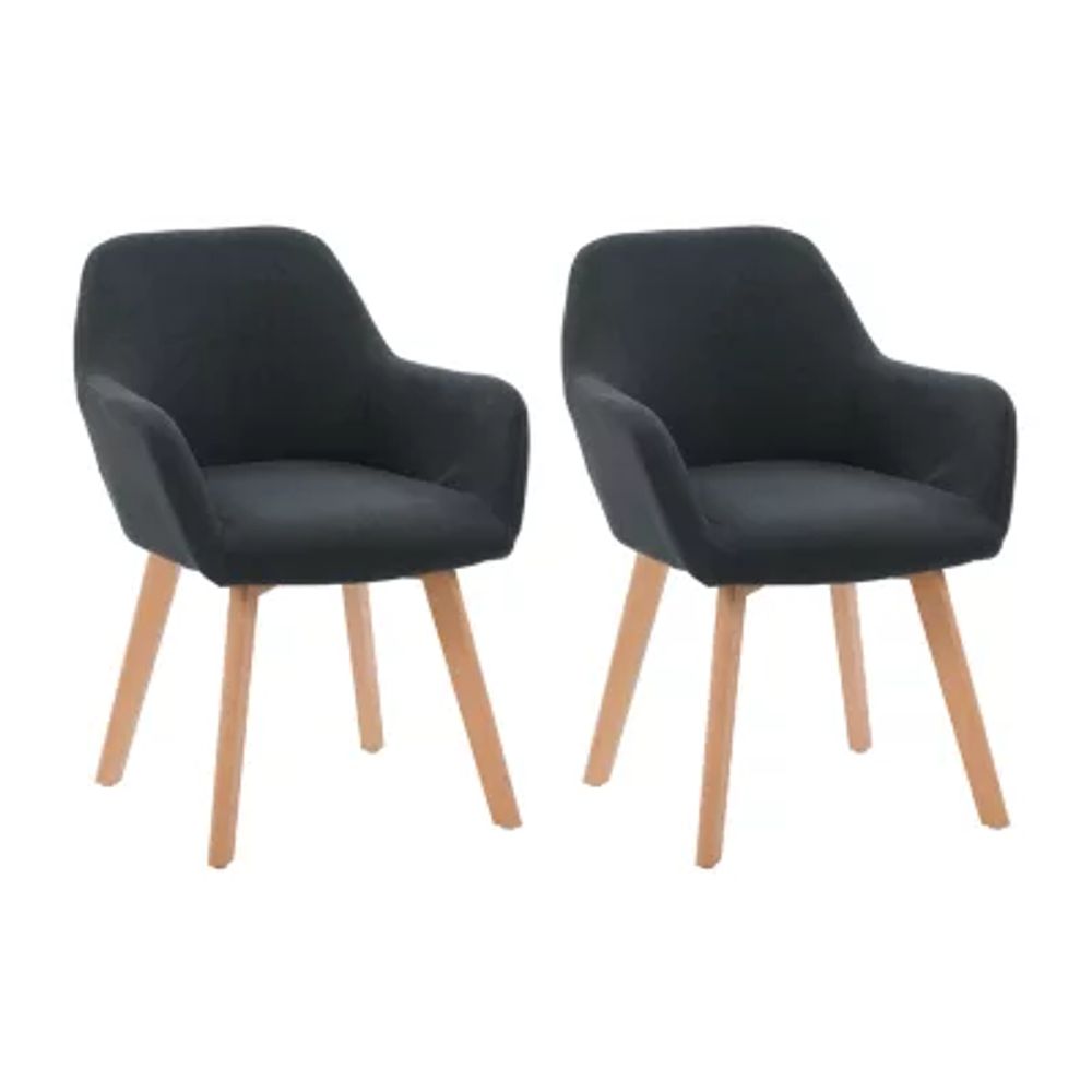 Hamilton dining chairs discount with black legs