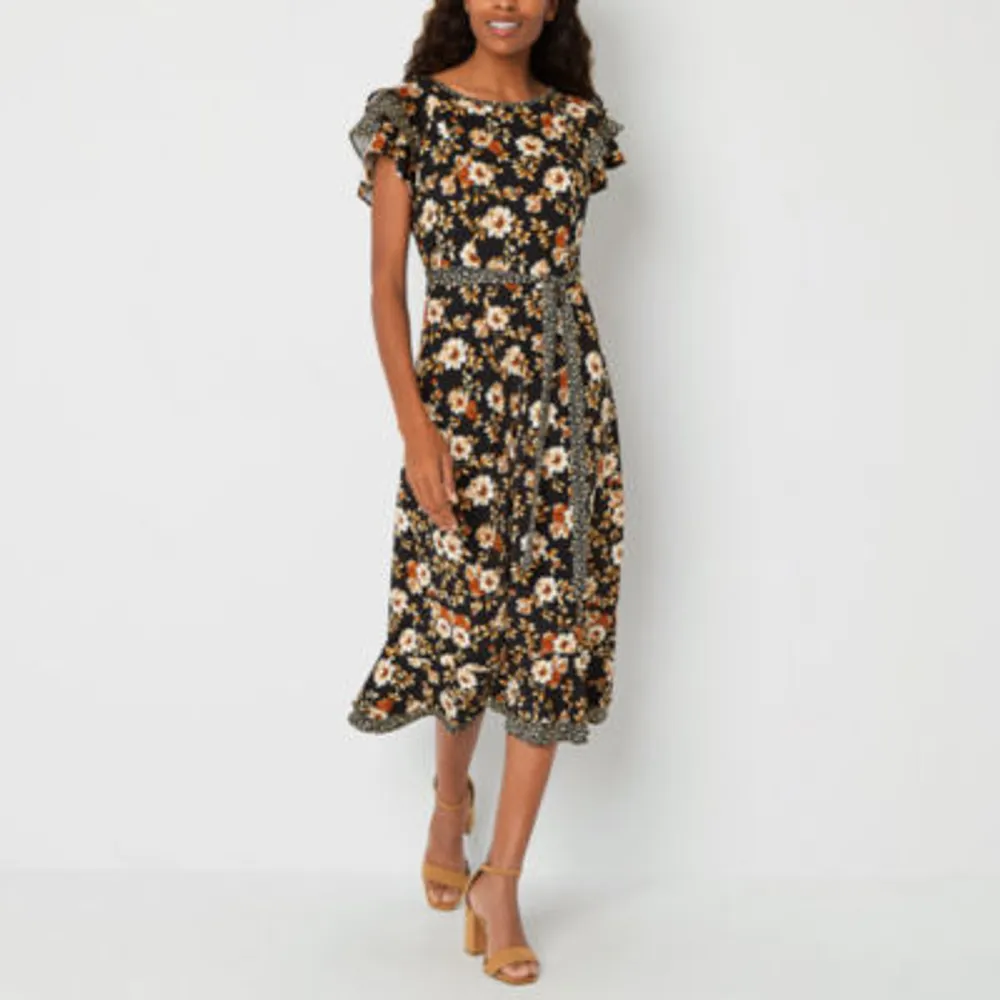 Jcpenney womens midi on sale dresses