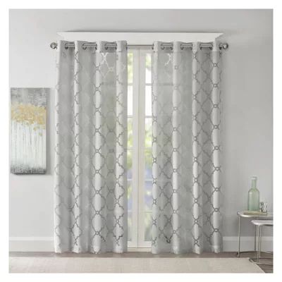 madison park vina sheer bird curtain