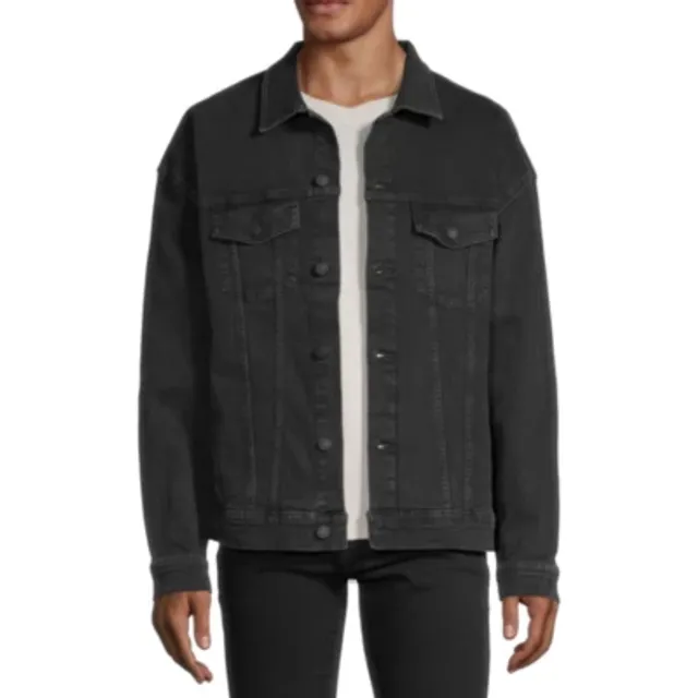 Jcpenney black hot sale jean jacket