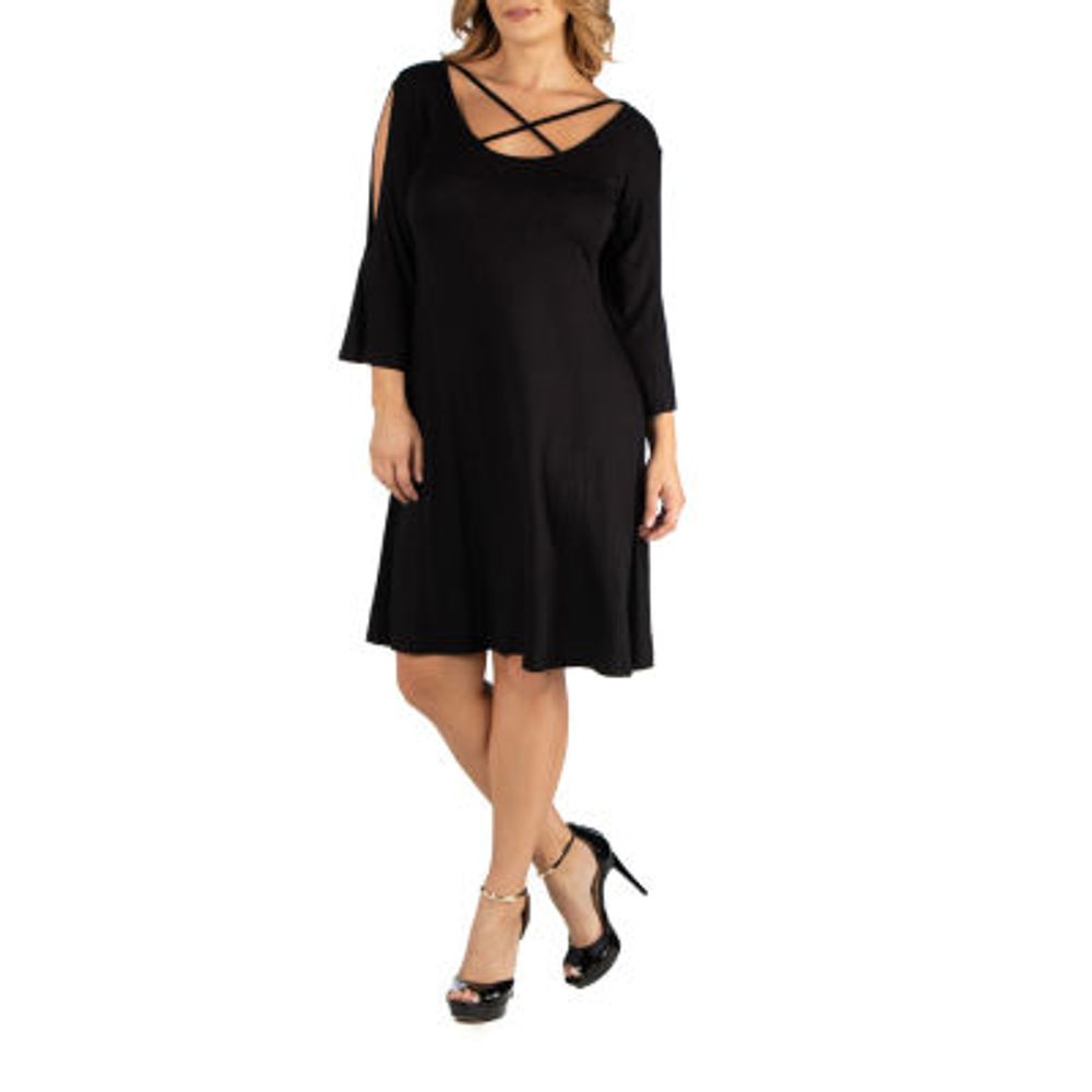 Cold shoulder dress sales jcpenney