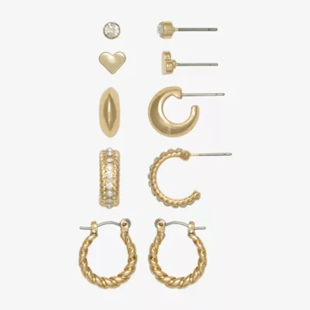 Mixit 5 Pair Heart Earring Set | Vancouver Mall