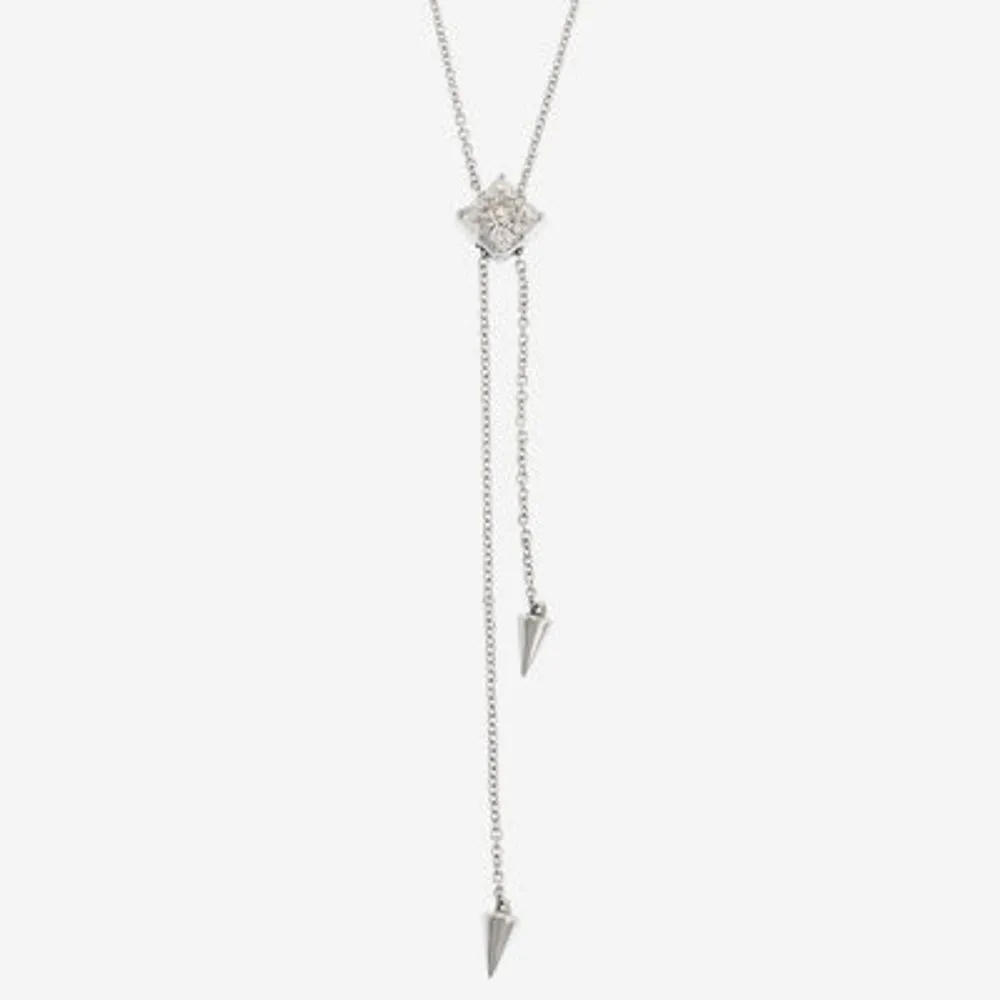 FINE JEWELRY Lariat Style Womens 3 8 CT. T.W. Mined White Diamond