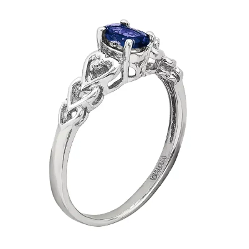 Jcpenney hot sale sapphire ring