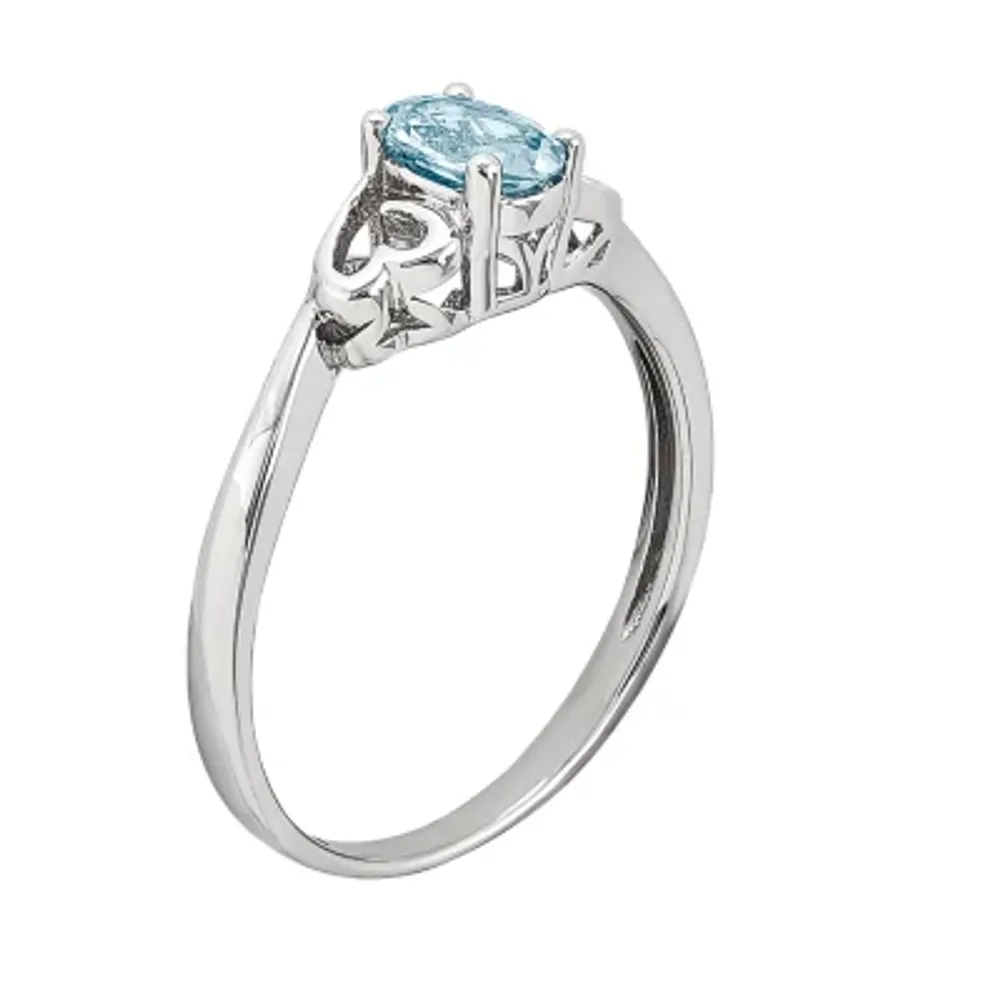 Jcpenney on sale aquamarine ring