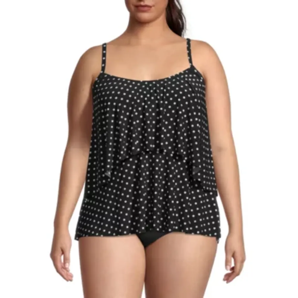 Jcpenney plus hot sale size tankini