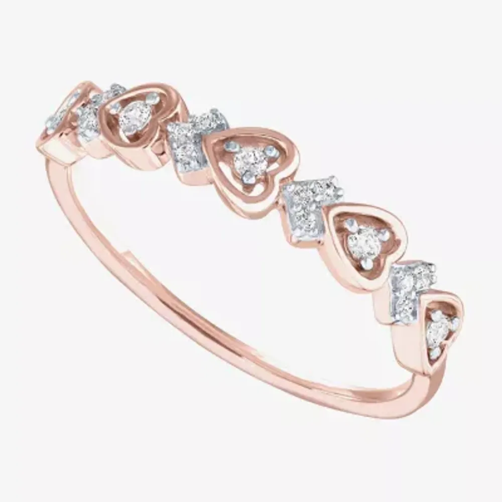 Jcpenney rose gold hot sale engagement rings