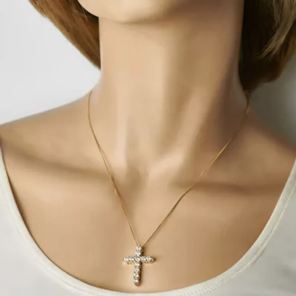 Jcpenney womens 2025 cross necklace